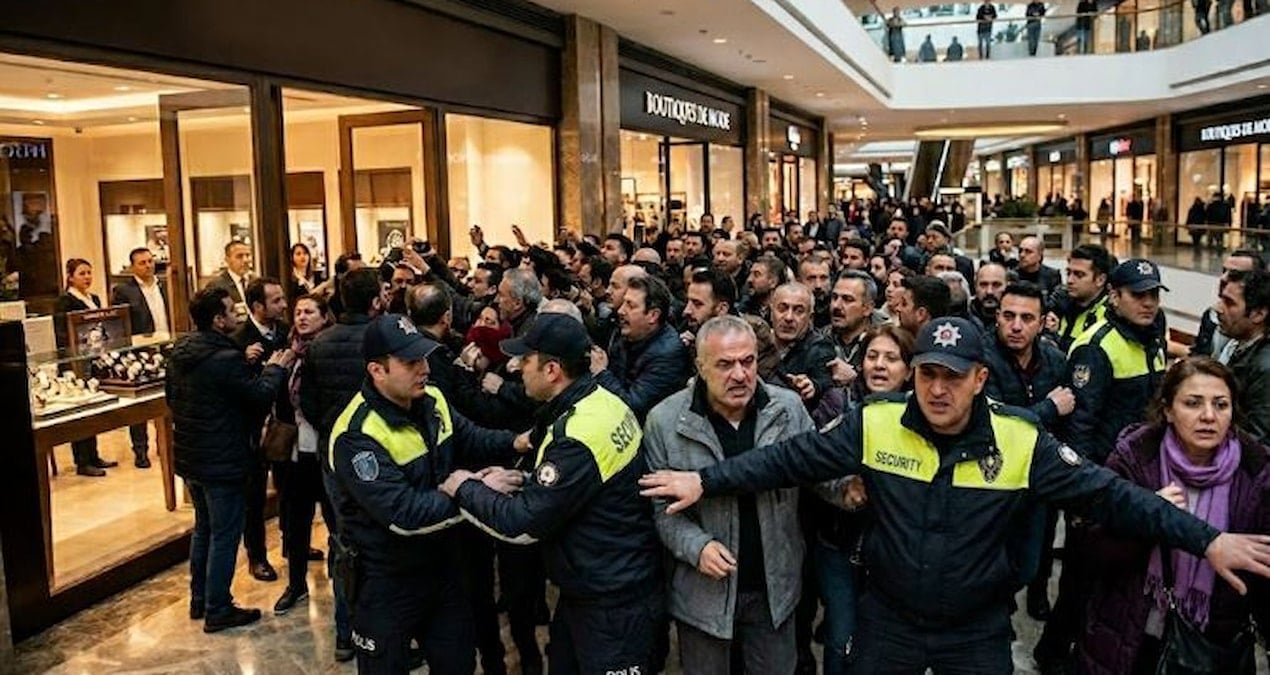 Sınırlı Üretim Saat İçin Yaşanan İzdihamda Güvenlik Güçleri Devreye Girdi